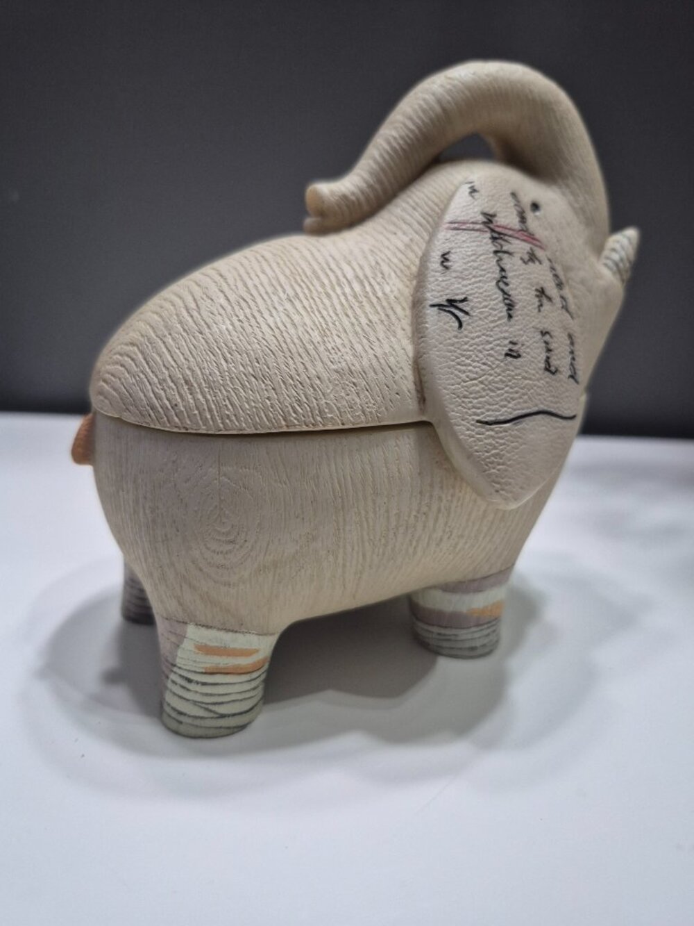 Elephant Trinket Decorative Resin Figurine - Picture 10 of 16